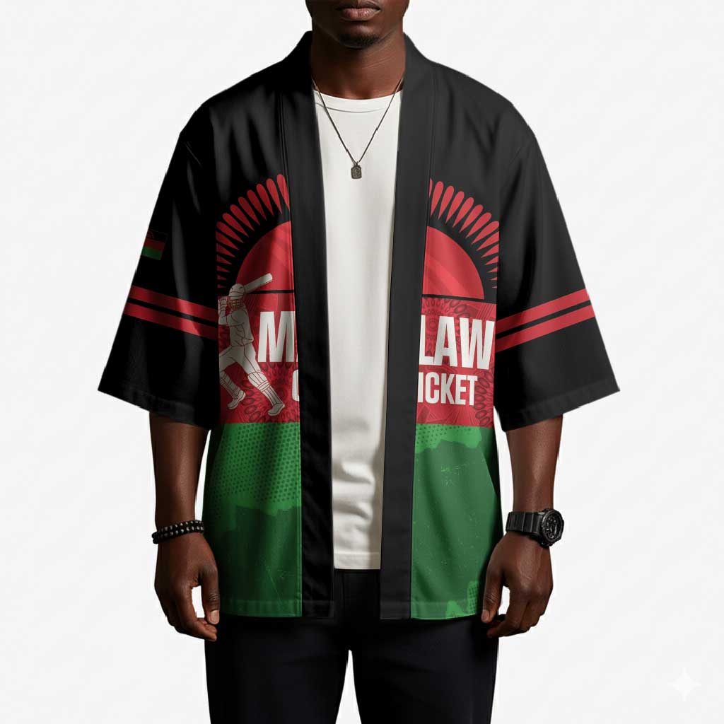 Custom Malawi Cricket Kimono Go Champions Flag Style