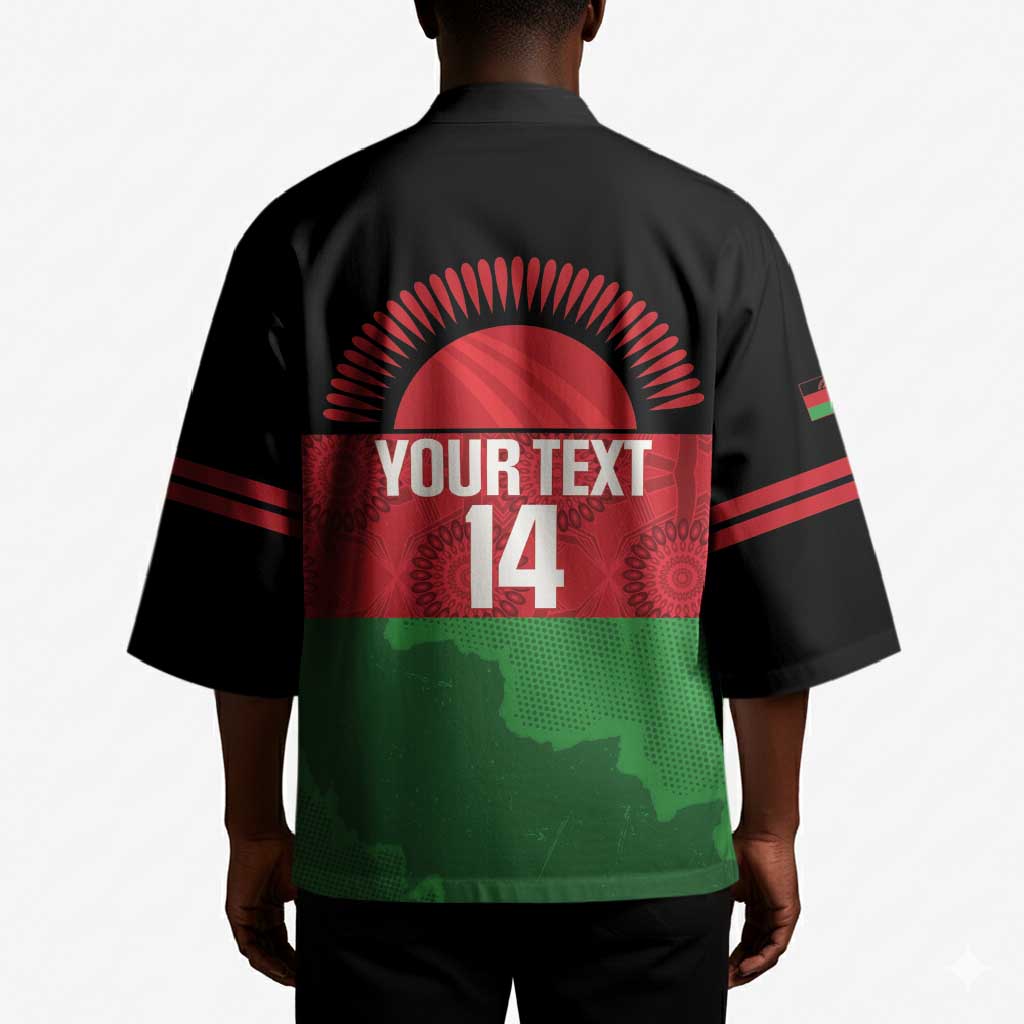 Custom Malawi Cricket Kimono Go Champions Flag Style