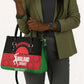 Custom Malawi Cricket Leather Bag Go Champions Flag Style