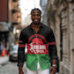 Afro Cricket Malawi Custom Long Sleeve Button Shirt Go Champions Flag Style - African Pride