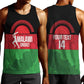 Afro Cricket Malawi Custom Men Tank Top Go Champions Flag Style - African Pride