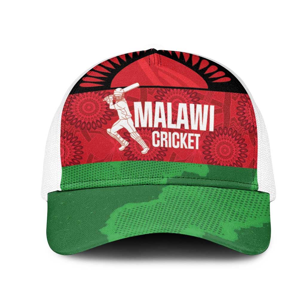 Malawi Cricket Mesh Trucker Cap Go Champions Flag Style - African Pride