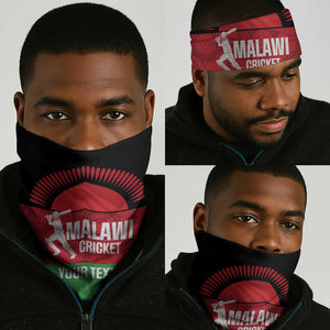 Afro Cricket Malawi Custom Neck Gaiter Go Champions Flag Style LT14