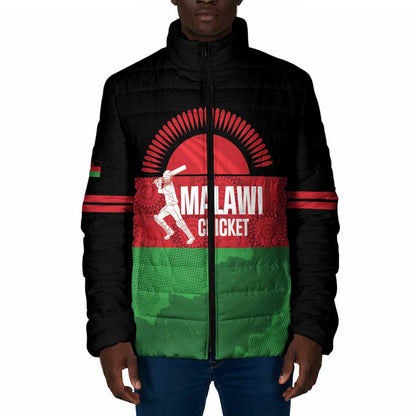Custom Malawi Cricket Padded Jacket Go Champions Flag Style