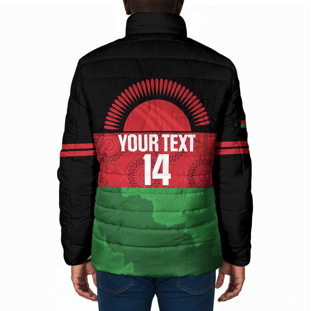 Custom Malawi Cricket Padded Jacket Go Champions Flag Style