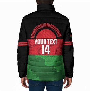 Custom Malawi Cricket Padded Jacket Go Champions Flag Style