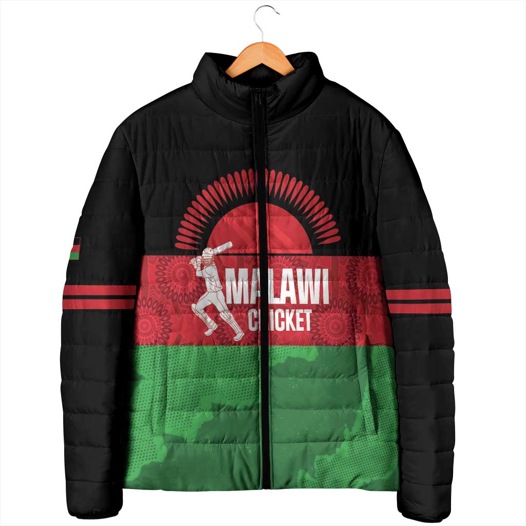 Custom Malawi Cricket Padded Jacket Go Champions Flag Style
