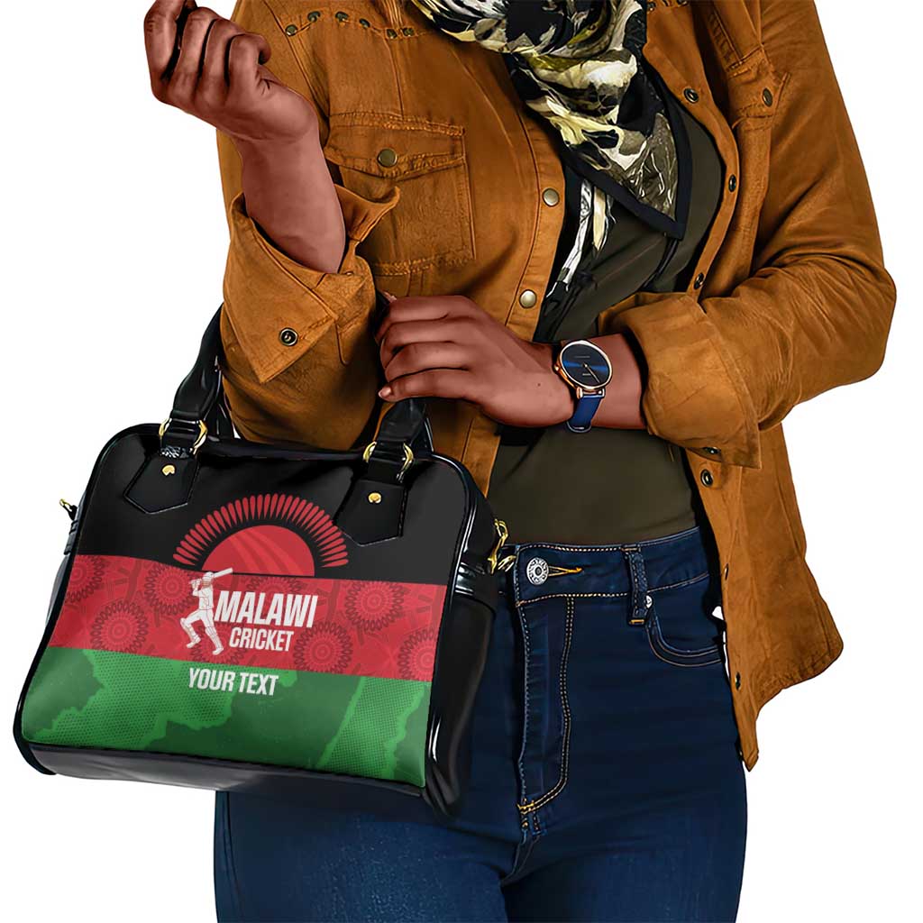 Afro Cricket Malawi Custom Shoulder Handbag Go Champions Flag Style - African Pride