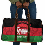 Custom Malawi Cricket Travel Bag Go Champions Flag Style