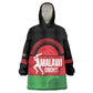 Afro Cricket Malawi Custom Wearable Blanket Hoodie Go Champions Flag Style - African Pride