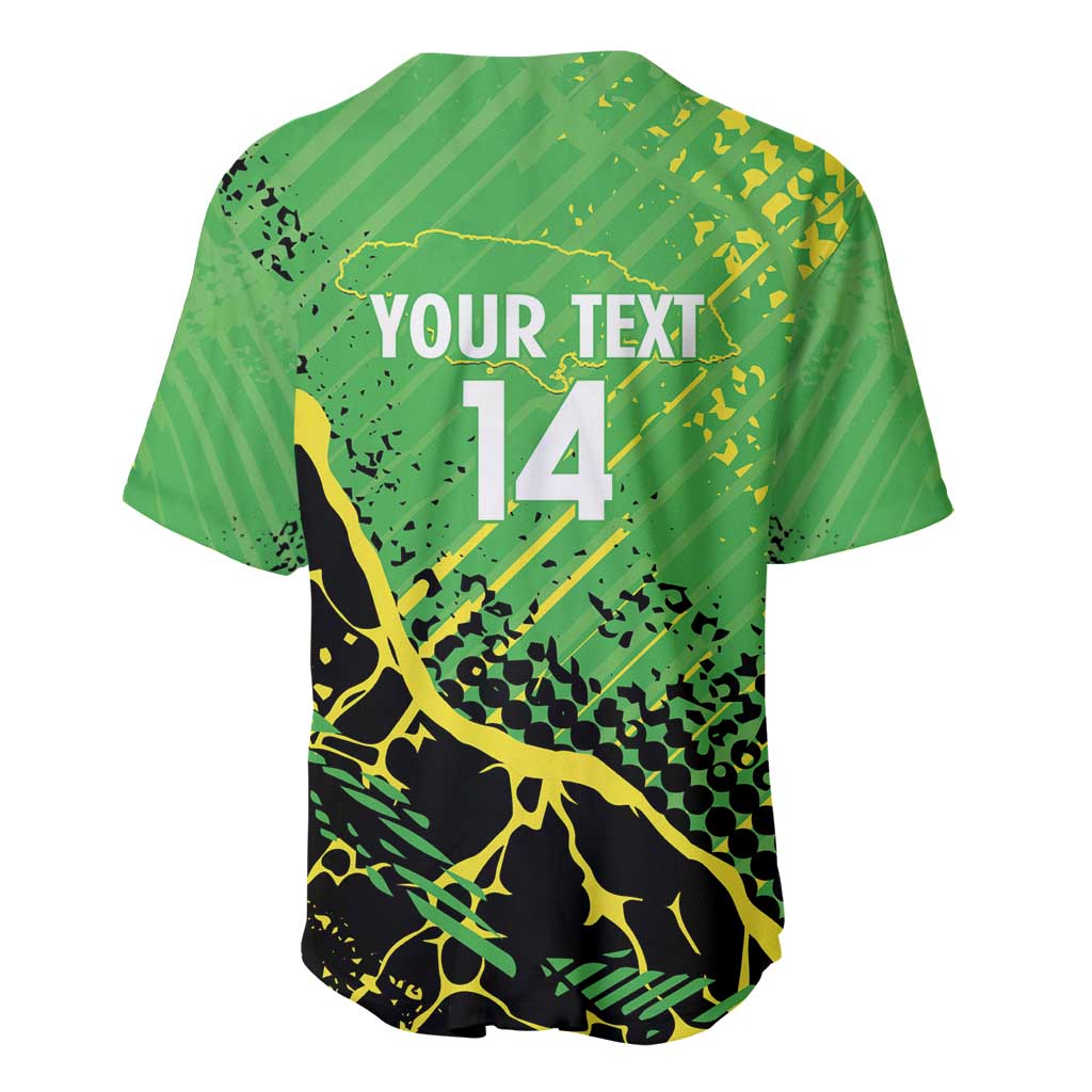 Custom Jamaica Football Baseball Jersey Come On Reggae Boyz Red-billed streamertail - African Pride