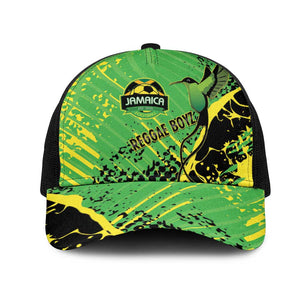Jamaica Football Baseball Net Cap Come On Reggae Boyz Red-billed streamertail - African Pride