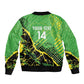Custom Jamaica Football Bomber Jacket Come On Reggae Boyz Red-billed streamertail - African Pride