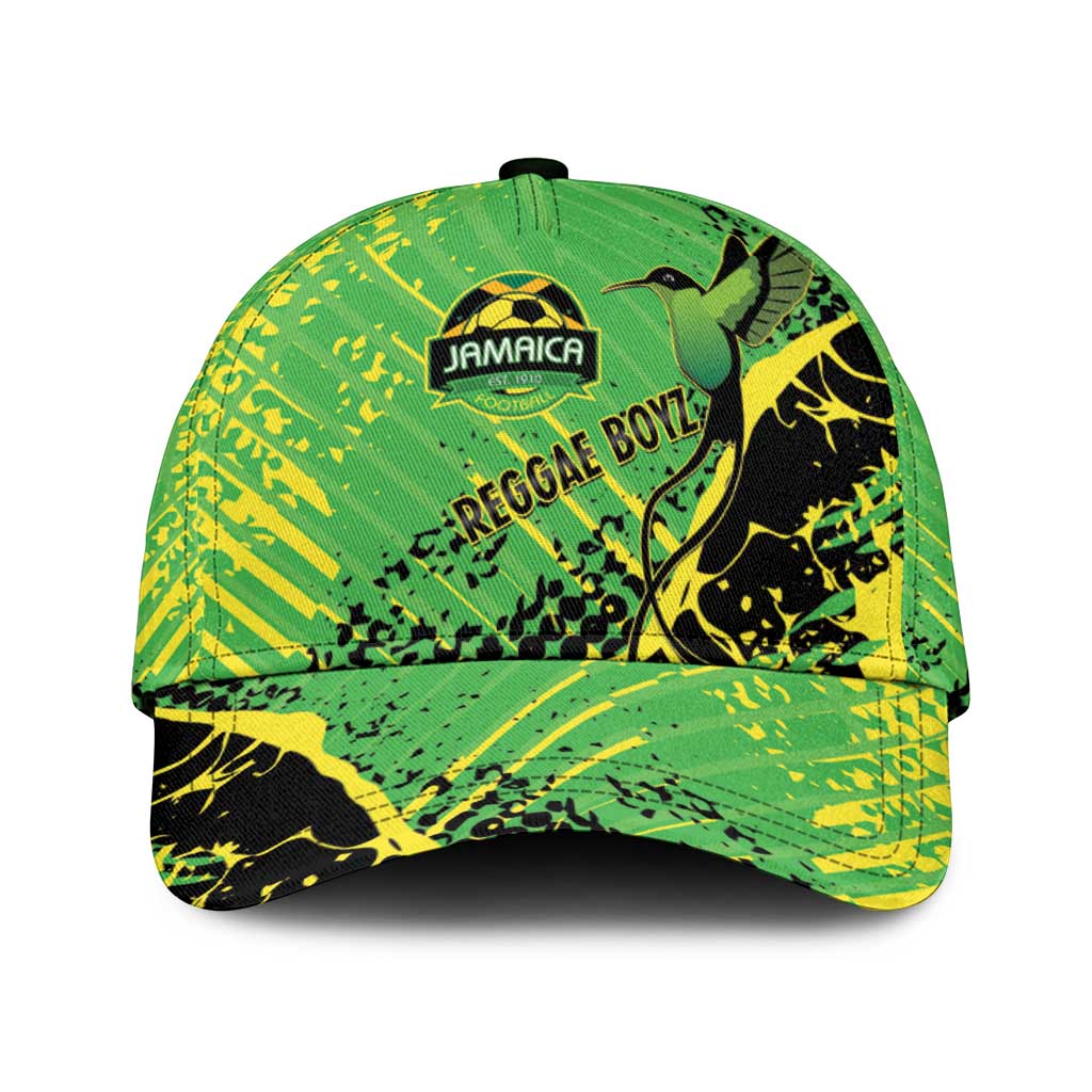 Jamaica Football Classic Cap Come On Reggae Boyz Red-billed streamertail - African Pride