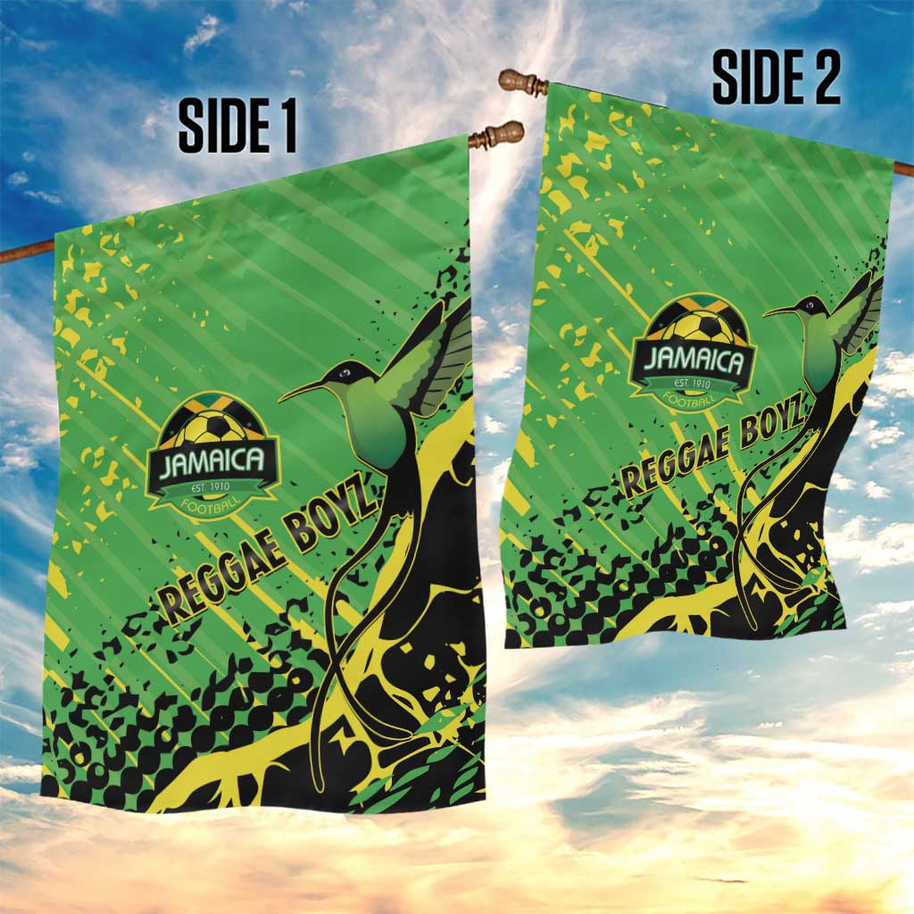 Jamaica Football Garden Flag Come On Reggae Boyz Red-billed streamertail - African Pride