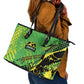 Jamaica Football Leather Tote Bag Come On Reggae Boyz Red-billed streamertail - African Pride