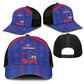 Haiti Football Baseball Net Cap Les Grenadiers Veve Vodou Blue - African Pride