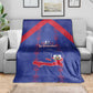 Haiti Football Blanket Les Grenadiers Veve Vodou Blue - African Pride