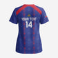 Custom Haiti Football Scrub Top Les Grenadiers Veve Vodou Blue - African Pride
