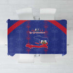 Haiti Football Tablecloth Les Grenadiers Veve Vodou Blue - African Pride