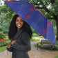 Haiti Football Umbrella Les Grenadiers Veve Vodou Blue