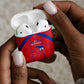 Haiti Football AirPods Case Les Grenadiers Veve Vodou Red
