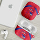 Haiti Football AirPods Case Les Grenadiers Veve Vodou Red