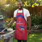 Haiti Football Apron Les Grenadiers Veve Vodou Red