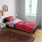Haiti Football Bedding Set Les Grenadiers Veve Vodou Red - African Pride