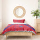 Haiti Football Bedding Set Les Grenadiers Veve Vodou Red - African Pride