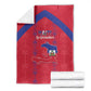 Haiti Football Blanket Les Grenadiers Veve Vodou Red - African Pride