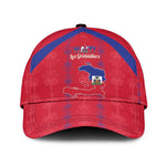 Haiti Football Classic Cap Les Grenadiers Veve Vodou Red - African Pride
