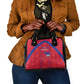 Haiti Football Shoulder Handbag Les Grenadiers Veve Vodou Red - African Pride