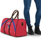 Haiti Football Travel Bag Les Grenadiers Veve Vodou Red