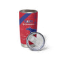Custom Haiti Football Tumbler Cup Les Grenadiers Veve Vodou Red - African Pride