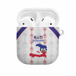 Haiti Football AirPods Case Les Grenadiers Veve Vodou White