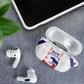 Haiti Football AirPods Case Les Grenadiers Veve Vodou White