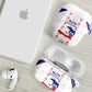 Haiti Football AirPods Case Les Grenadiers Veve Vodou White