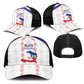 Haiti Football Baseball Net Cap Les Grenadiers Veve Vodou White - African Pride