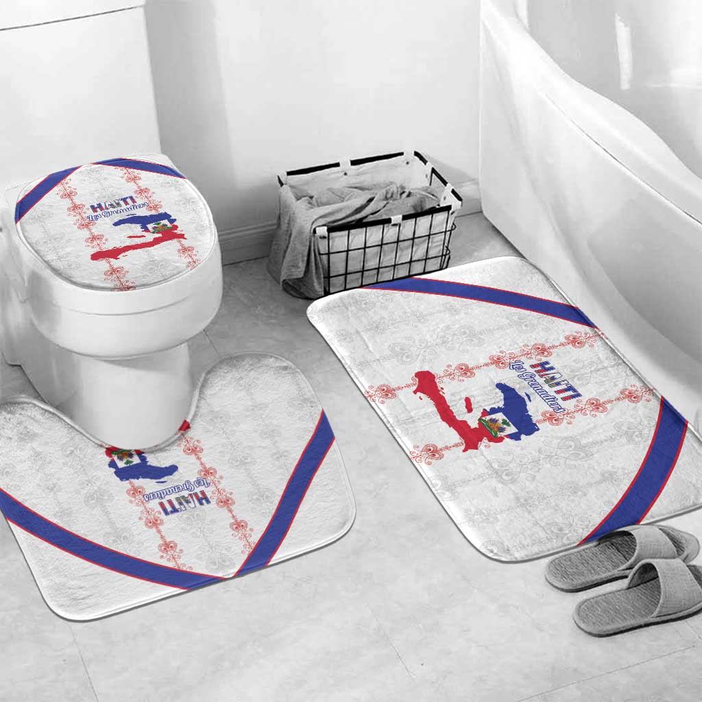 Haiti Football Bathroom Set Les Grenadiers Veve Vodou White