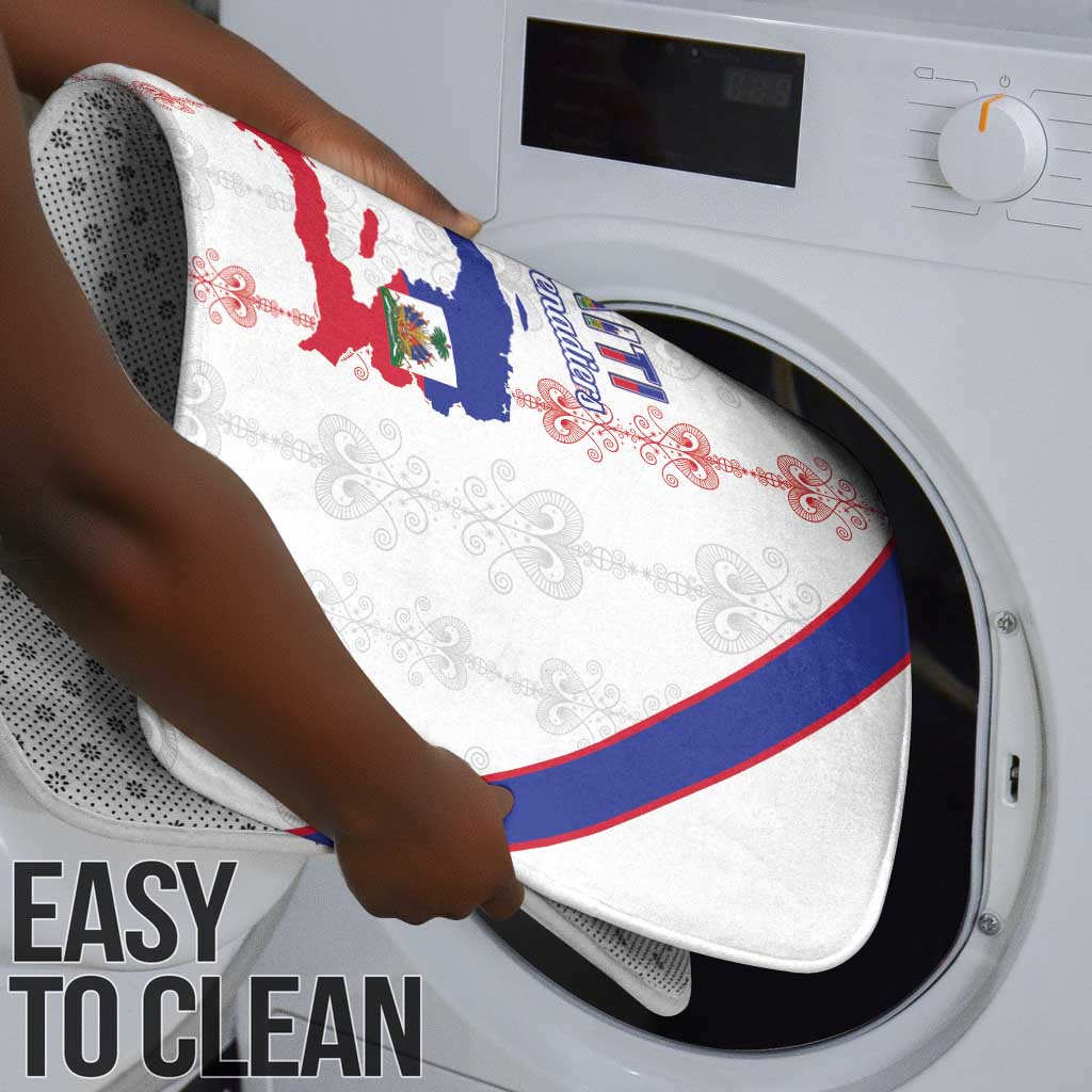 Haiti Football Bathroom Set Les Grenadiers Veve Vodou White