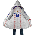 Custom Haiti Football Cloak Les Grenadiers Veve Vodou White