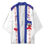 Custom Haiti Football Kimono Les Grenadiers Veve Vodou White