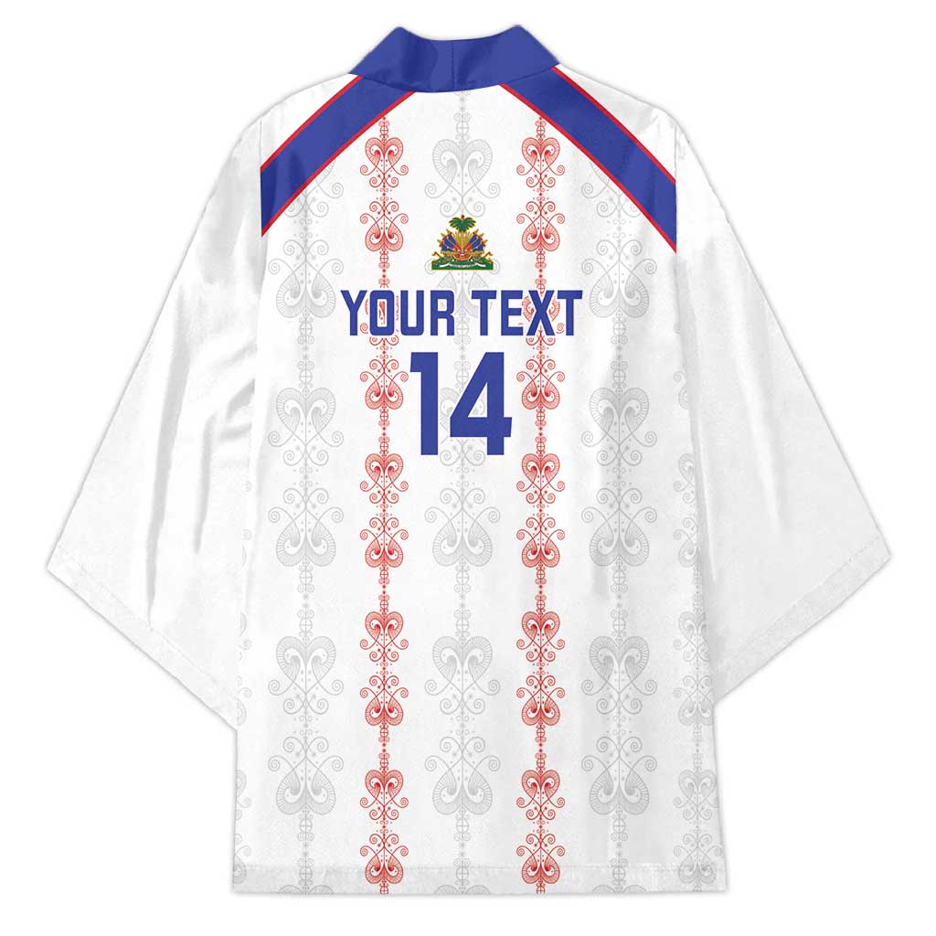 Custom Haiti Football Kimono Les Grenadiers Veve Vodou White