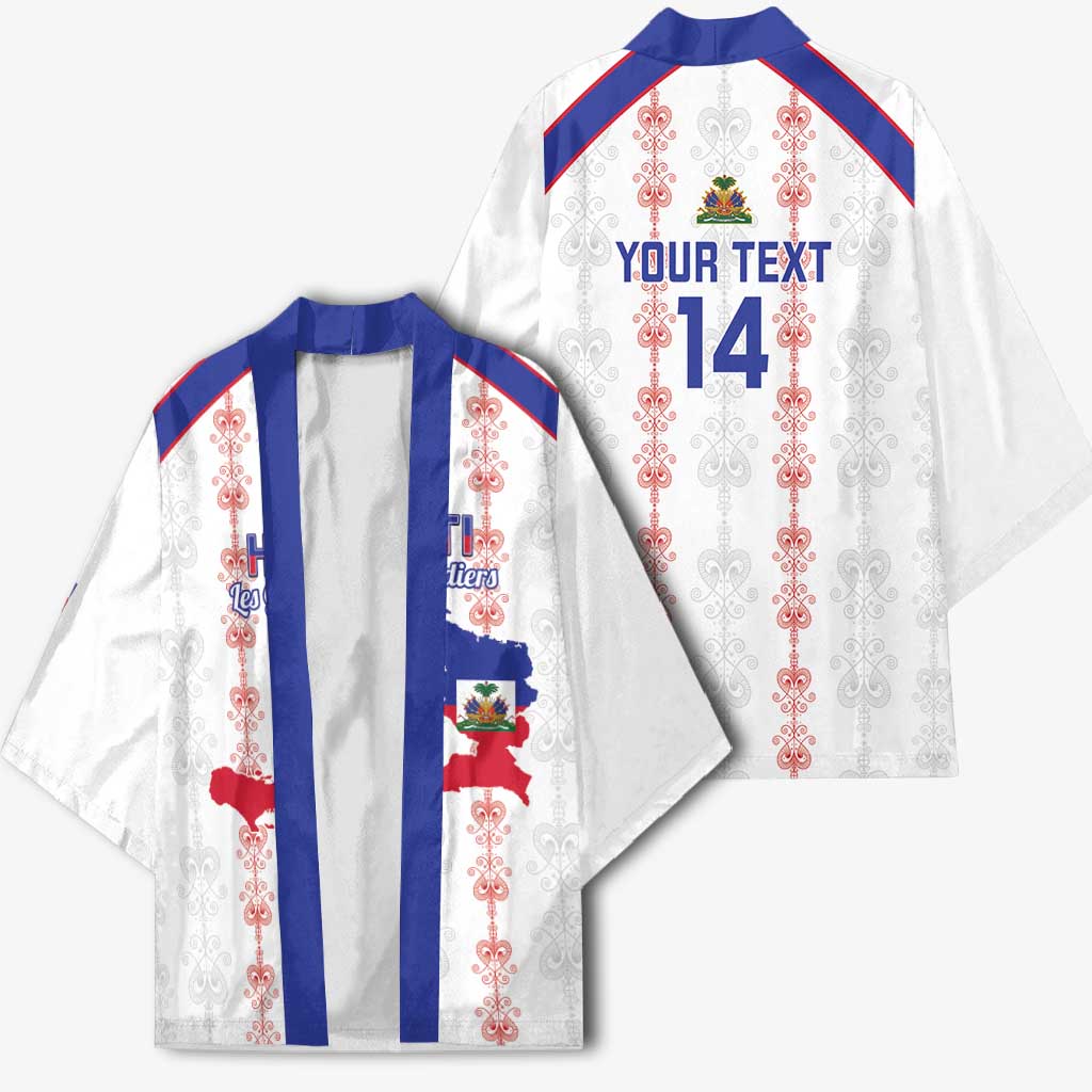 Custom Haiti Football Kimono Les Grenadiers Veve Vodou White