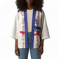 Custom Haiti Football Kimono Les Grenadiers Veve Vodou White