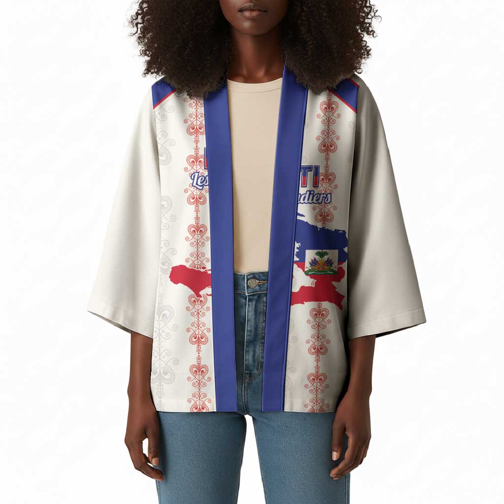 Custom Haiti Football Kimono Les Grenadiers Veve Vodou White