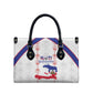 Haiti Football Leather Bag Les Grenadiers Veve Vodou White