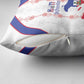 Haiti Football Pillow Cover Les Grenadiers Veve Vodou White