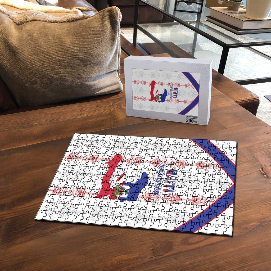 Haiti Football Puzzle Les Grenadiers Veve Vodou White